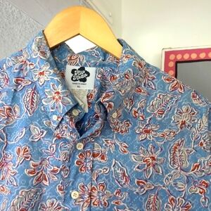 🌴 Vintage HILO HATTIE Reverse Print Shirt XL Hawaiian vacation Floral Popover